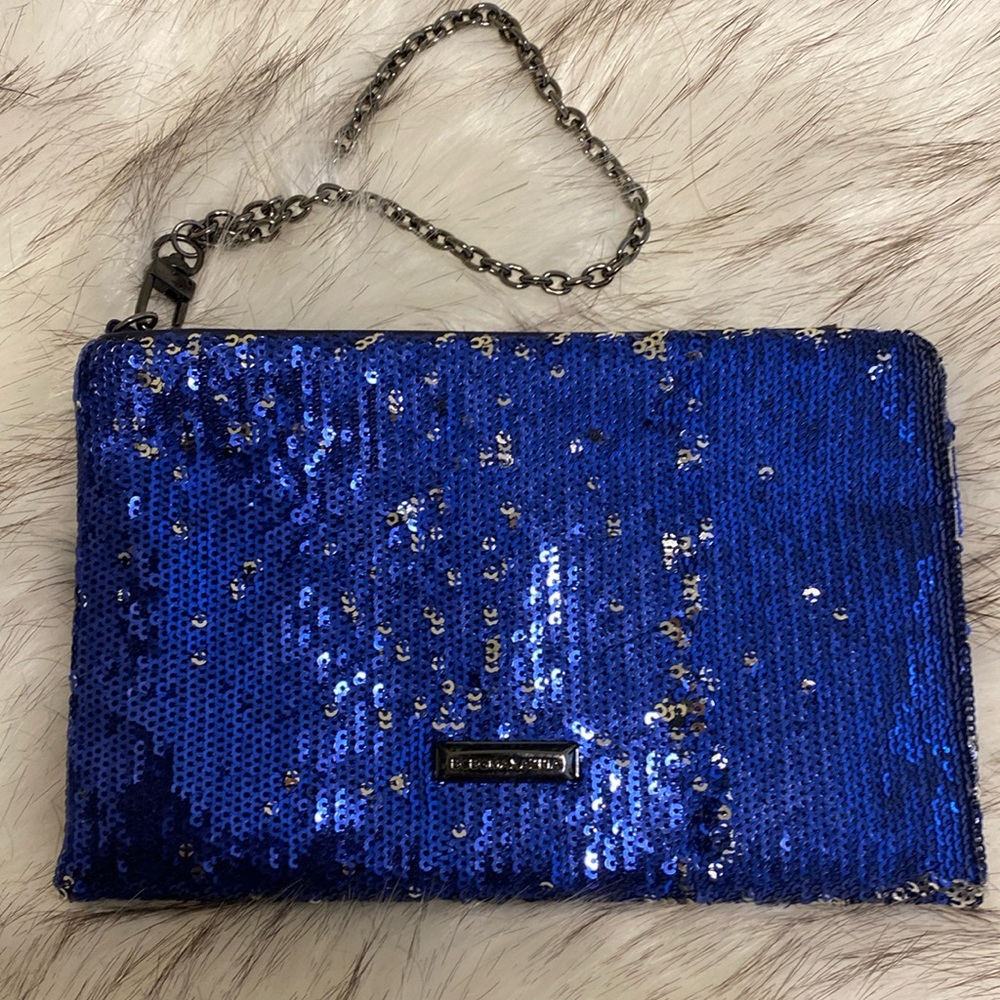 BCBG MAXAZRIA sequined bag.